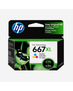 Cartucho 667XL HP Color 