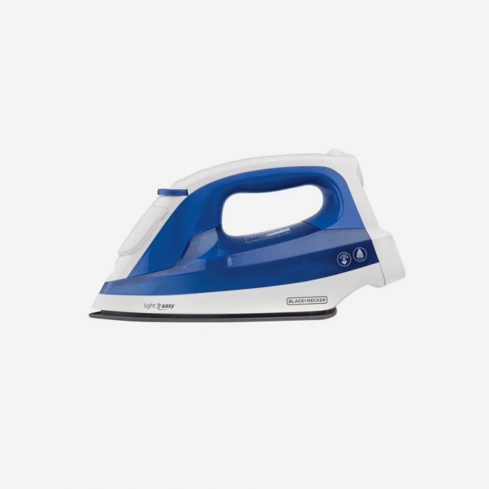 PLANCHA DE ROPA BLACK DECKER LIGHT EASY 1200W SUELA ANTIADHERENTE